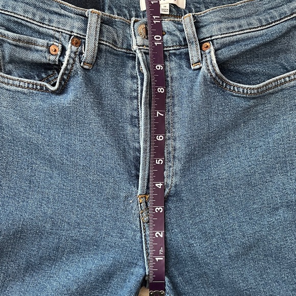 Re/Done Slim Leg Jeans (size: 28) - Picture 9 of 10